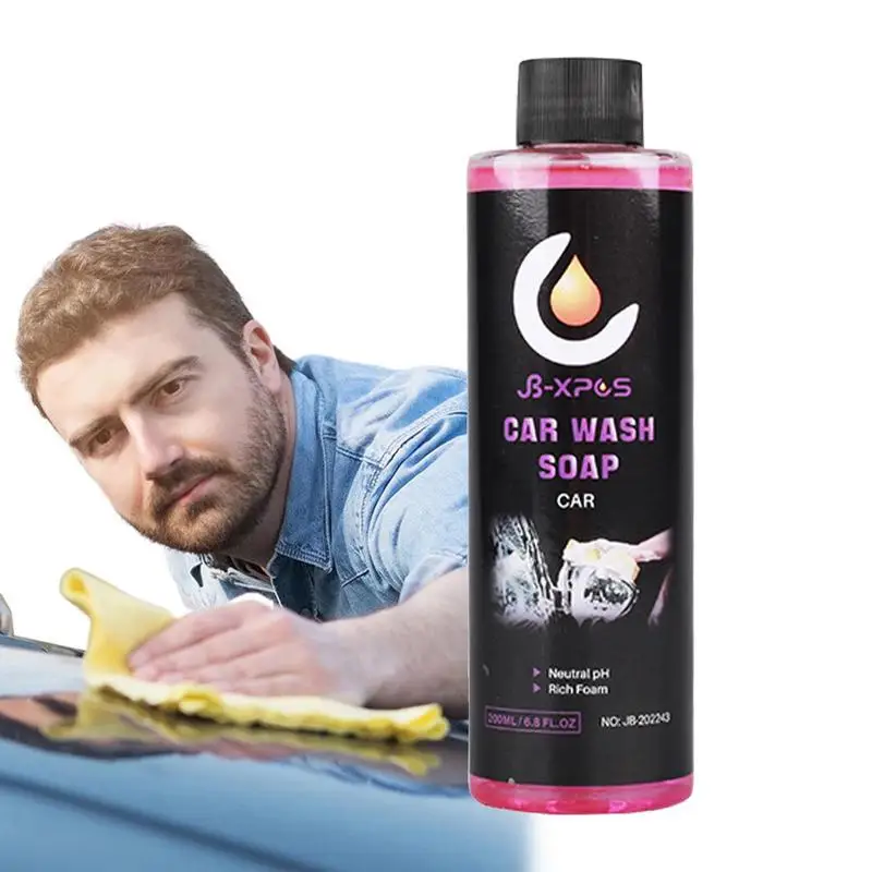 

Car Wash Foam 200ml Wash Wax And Foam Detergent Scratch Free High Foaming Vehicle Cleaning Supplies Car Detailing Easy Rinse