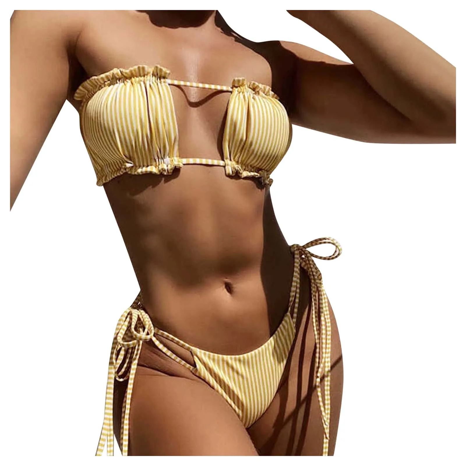

Bra Swimsuit Bikini Set Filled Swimwear Color Women's Print Stitching Beachwear Swimwears Tankinis women's beach swimming trunks
