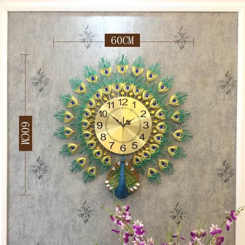 Настенные часы OLOEY Peacock
