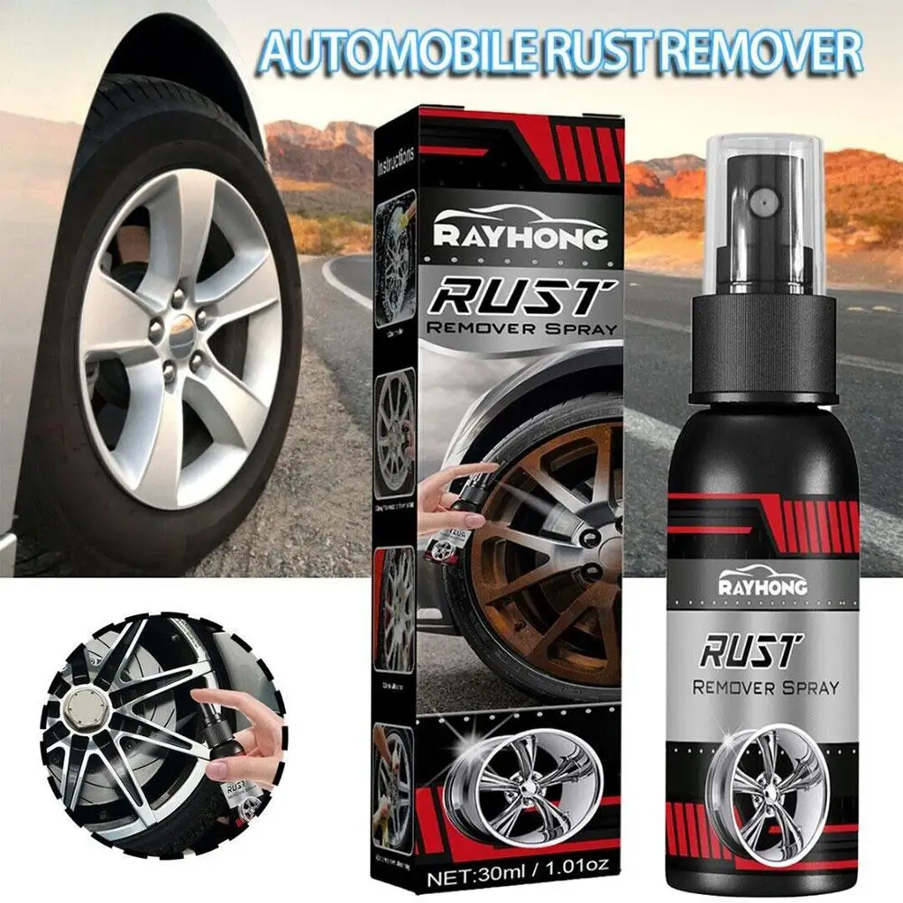 30ml Car Rust Remover Inhibitor Maintenance Cleaning Derusting Spray Metal Cleaner Super Rust Remover Multi-Purpose Spray