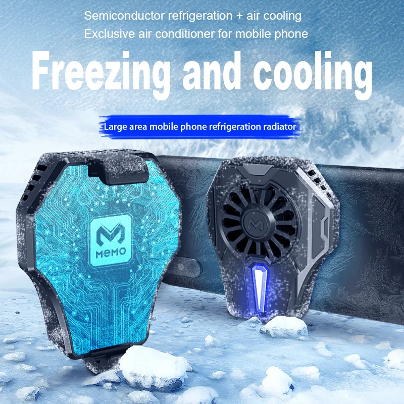 

Универсальный мини-вентилятор охлаждения, радиатор Turbo Hurricane, игровой охладитель для сотового телефона, Охлаждающий радиатор для IPhone/Samsung/...