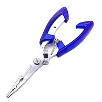 multi functional aluminium alloy fishing pliers stainless steel scissor fish hook remover braid line lure cutter tackle tools