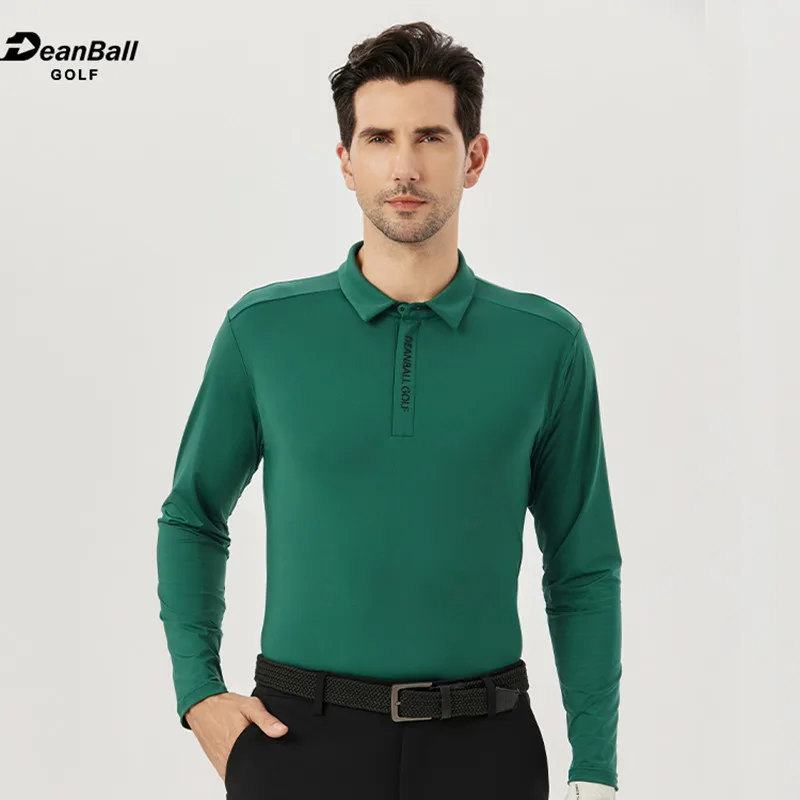 Новинка 2023 одежда для гольфа Мужская футболка с длинным рукавом рубашка-поло на