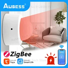 Датчик движения AUBESS ZigBee Tuya инфракрасный детектор для умного дома