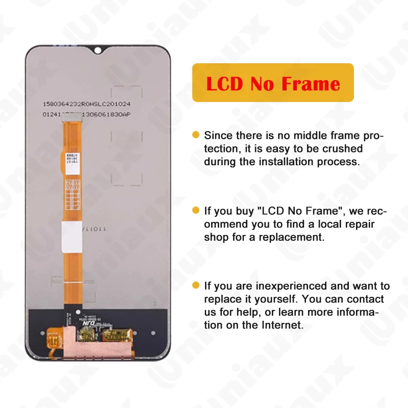 Оригинальный дисплей 6 58 дюйма для VIVO Y33s V2109 детали ремонта