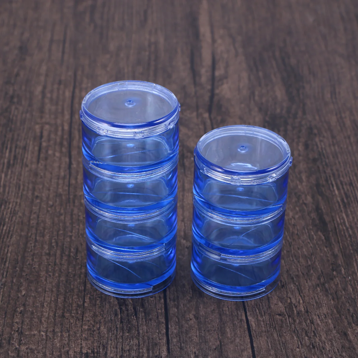 

Box Weekly Organizer Case Roundday Travel Mini Container Stackable Portable Reminder Compartments Pocketsealed Holder Vitamin