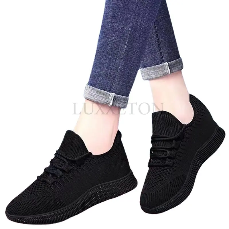 

New Women Sneakers 2023 Summer Autumn High Heels Ladies Casual Shoes Women Wedges Platform Shoes Female Thick Bottom Trainers