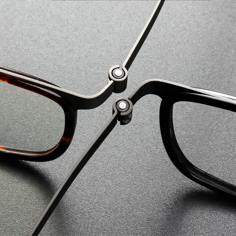 Датский бренд сверхлегкие прямоугольные очки в оправе для мужчин титановые