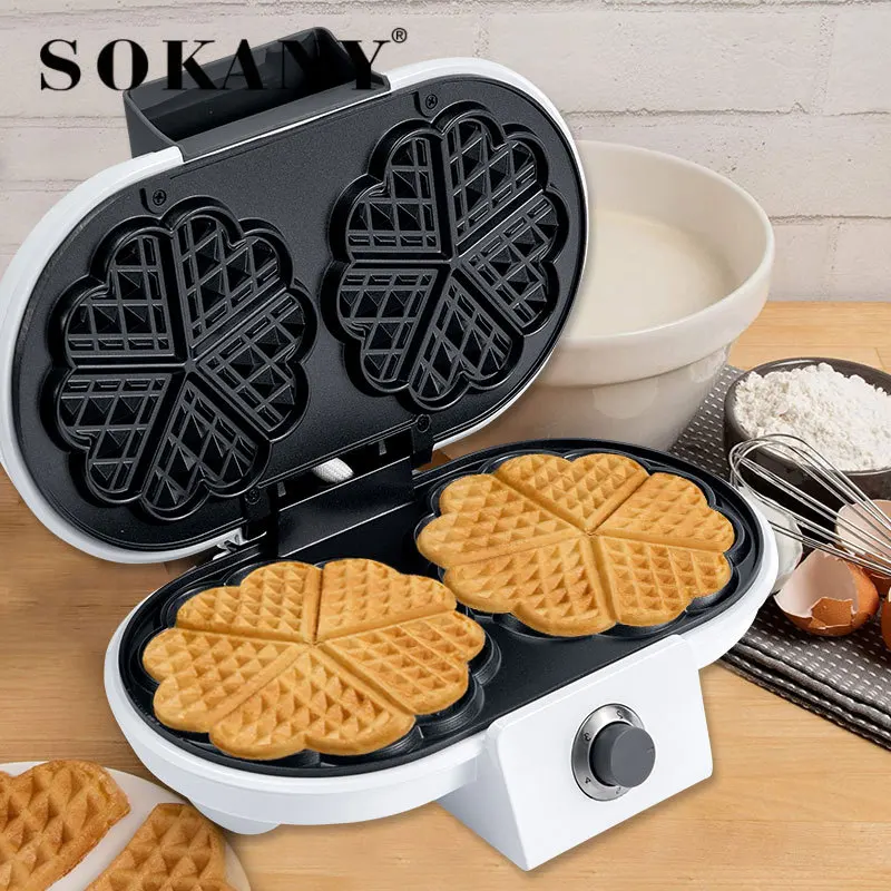 Belgian Waffle Maker, Waffle Iron with Easy to Clean Non-Stick Surfaces, Classic 1