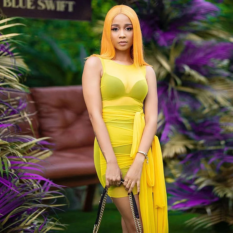 

Элегантное женское длинное платье на лето 2023, повседневная женская новая сексуальная облегающая однотонная одежда из полиэстера с открыто...