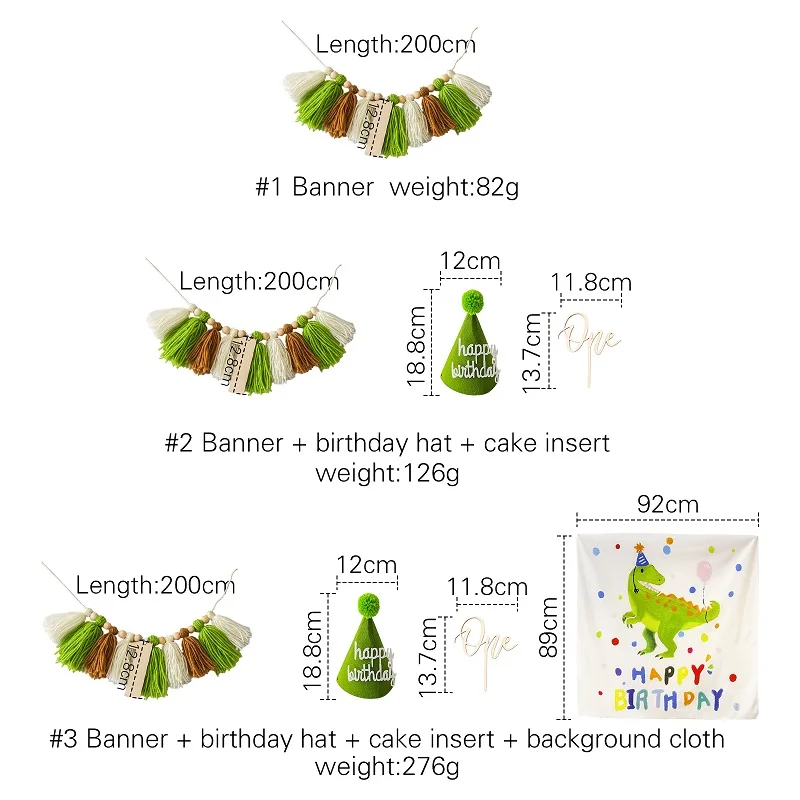 Рисунок 6 - Детский баннер с бахромой на день рождения