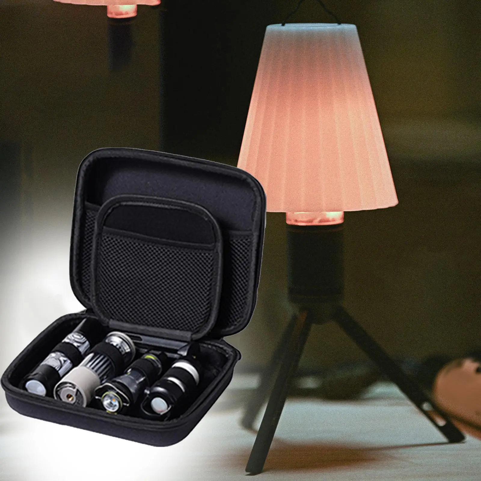 

Camping Light Storage Bag Tent Lamp Organizer for Fishing Hiking Camping