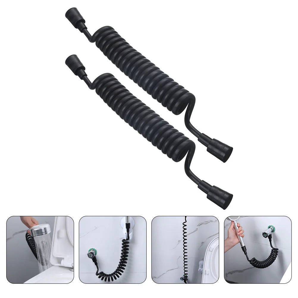

Shower Hose Head Handheld Extension Bathroomconnector Sprayer Metal Flexible Replacement