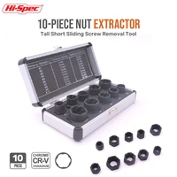 hi spec damaged nut bolt remover extractor socket hex nut extractor drill bits tool set bolt nut screw removal socket