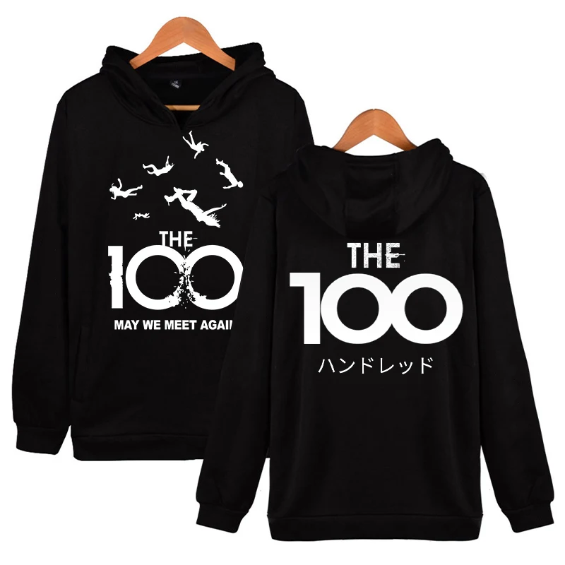 

The 100 3D Print Hoodie Sweatshirts Man Woman Fashion Casual Cool Pullover 2023 TV Series Harajuku Streetwear Oversized Hoodies