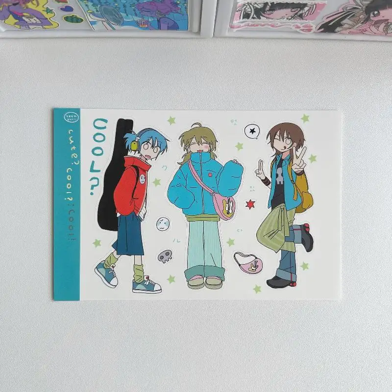 

Набор стикеров CHENJ с девочками