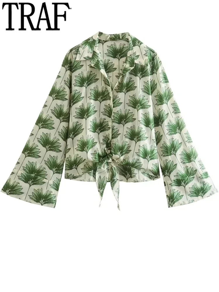 

Женская укороченная блузка с длинным рукавом, на пуговицах