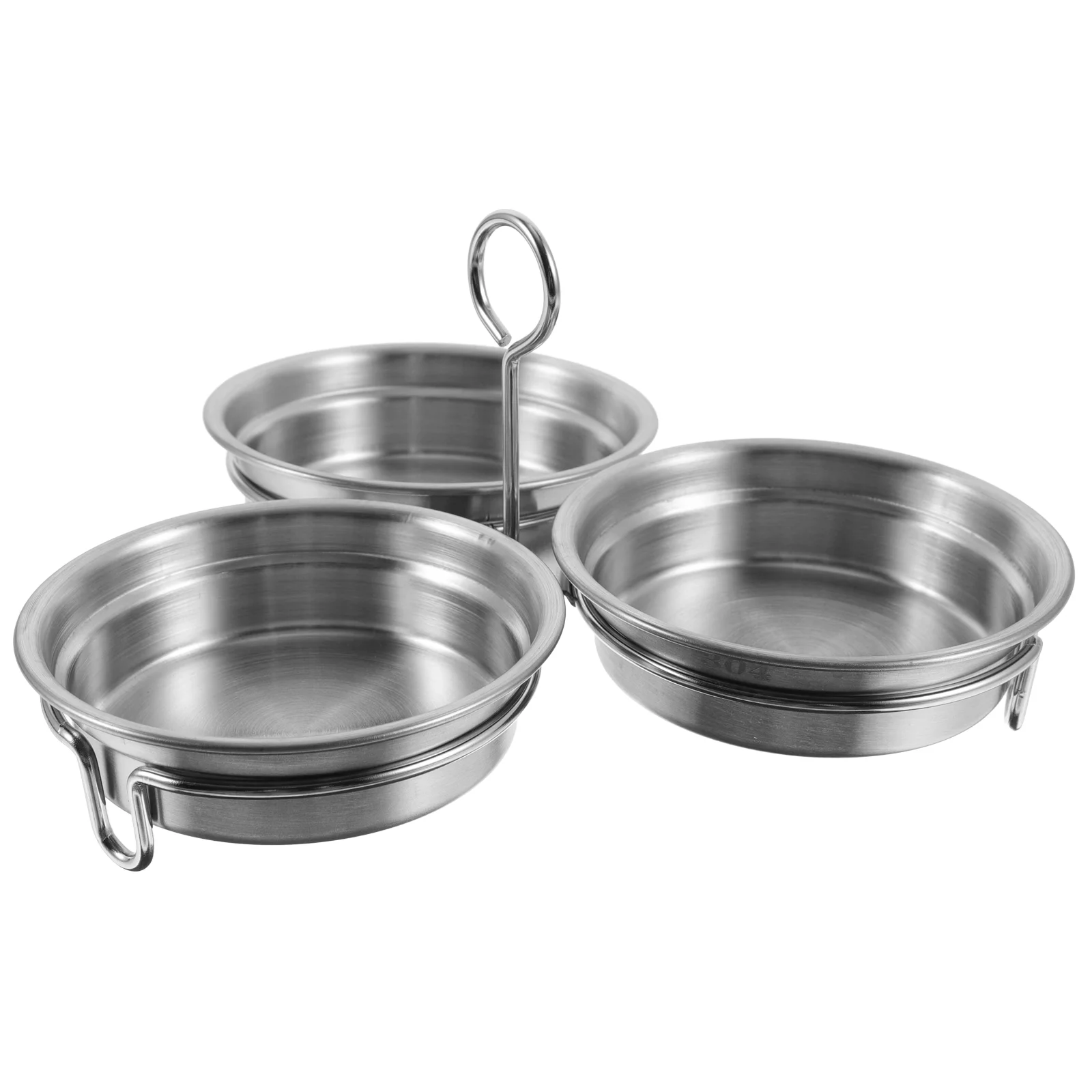 

2 Pcs Stainless Steel Egg Steamer Home Poacher Machine Shaping Mold Boiler Ring Baby Maker