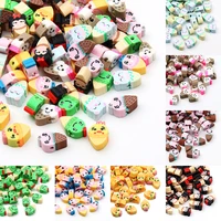 9x12mm ice cream clay beads cartoon polymer loose spacer beads for diy jewelry making necklace bracelet handmade accessories