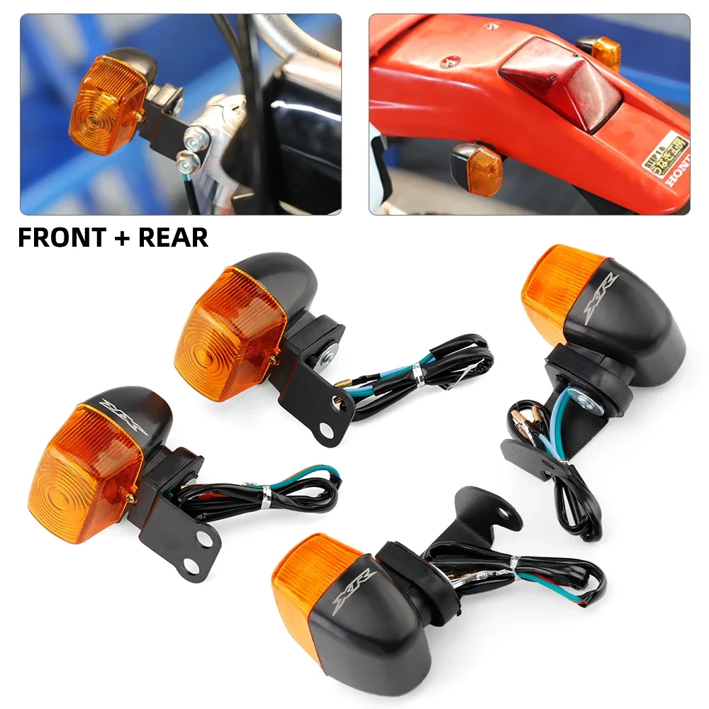 

Передний Задний сигнал поворота фонарь для HONDA XR600R XR400R XR250R 1996-2000 аксессуары для мотоциклов мигающий индикатор XR 600 400 250 R