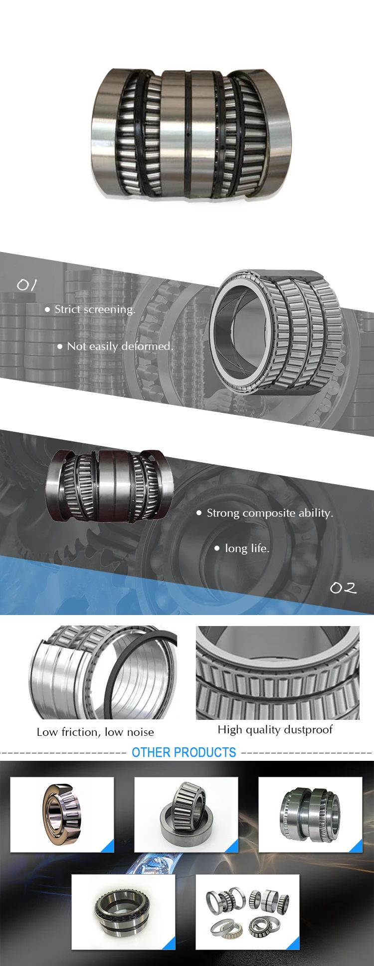 

240x360x310mm Locomotive Four Row Tapered Roller Bearing 382048/2077148