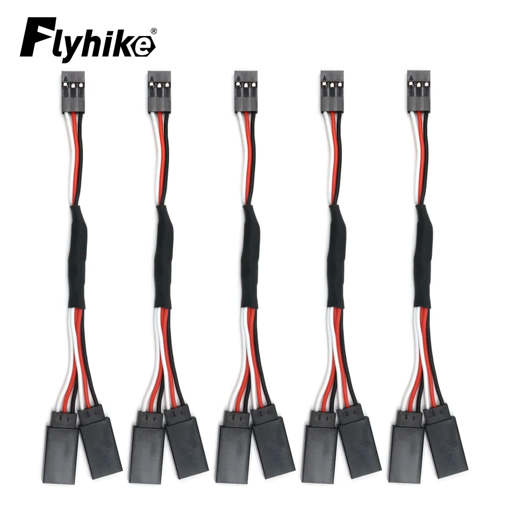 

5pcs/lot 150mm 300mm 500mm RC Servo Y Extension Cord Cable Lead Wire for Futaba Drone Car Boat Helicopter Airplane Accessories