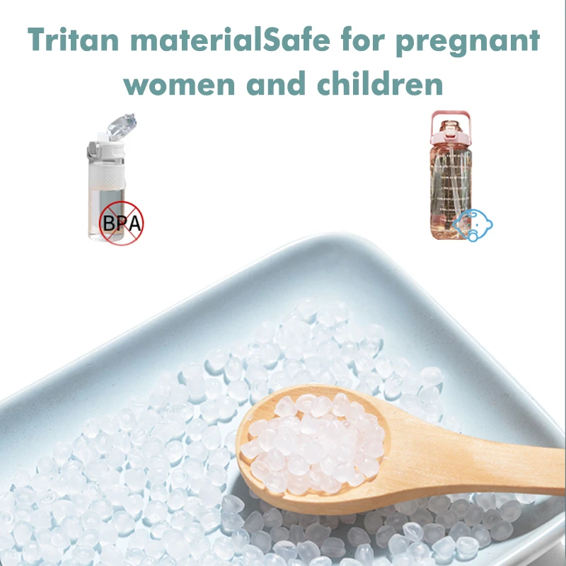 Бутылка для воды на 2 литра с маркером времени и соломинкой большая емкость