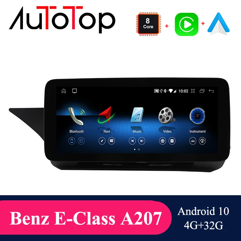 AUTOTOP W207 mercedes benz автомобильный мультимедийный плеер Android 10 0 для Mercedes Benz E Class Coupe A207