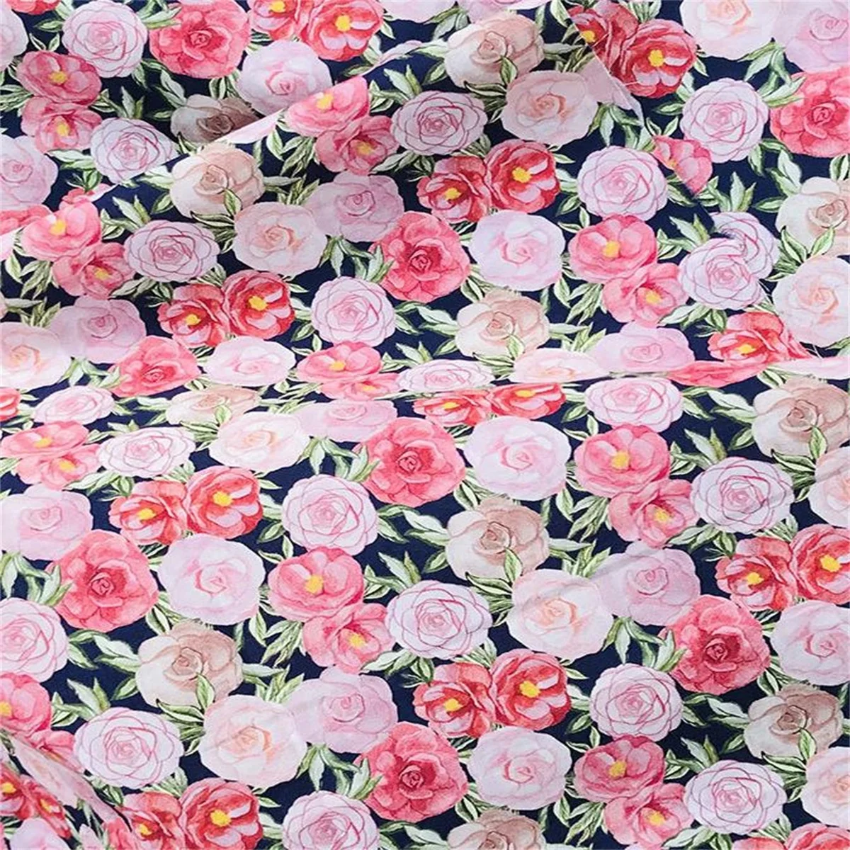 

80 high count cotton printed women's and children's clothing poplin dress fabric DIY sewing fabric