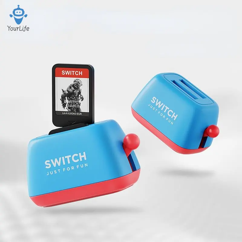 

Switch Cassette Storage Box Ns Game OLED Multi-function Memory Card Storage Small Box Accessories Lite Can Put 2 Memory Card