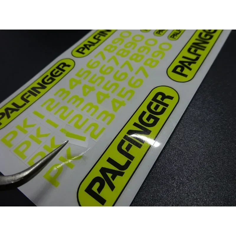 Наклейка на модель крана наклейка PALINGER для 1/14 LESU Tamiya радиоуправляемый прицеп