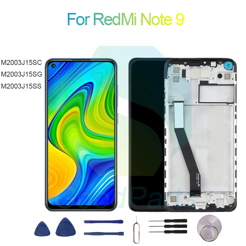 Сменный сенсорный ЖК-экран для RedMi Note 9 2340*1080 M2003J15SC, M2003J15SG, M2003J15SS, для RedMi Note 9
