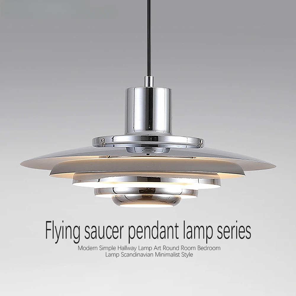 Креативный металлический подвесной светильник Bauhaus с НЛО железный отель бар