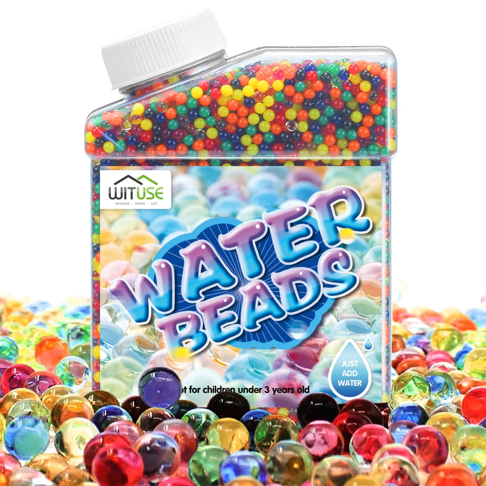 

Water Aqua Soil Crystal Bio Gel Balls Beads Decoration Vase Filler Rainbow Mix Crystal Water Soil Beads Pearl Jelly Growing Ball