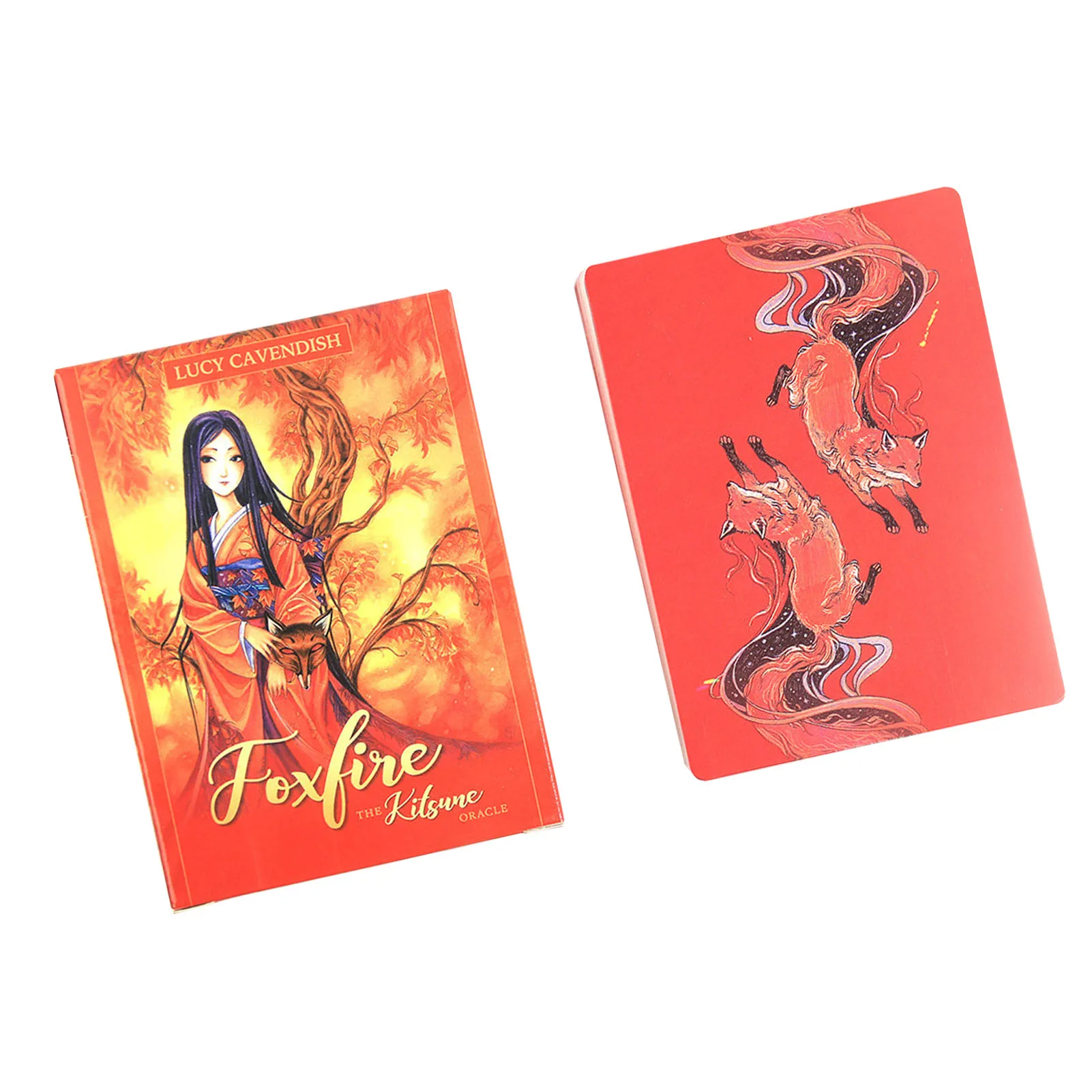 

The Kitsune Oracle Cards Deck Fate Divination Tarot Card Mysterious Table Game For Adult Children Board Game Playing Toy