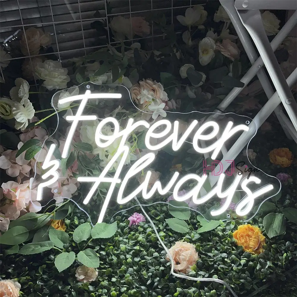 Навсегда неоновая вывеска для свадьбы неоновые светодиодные фонари украшение