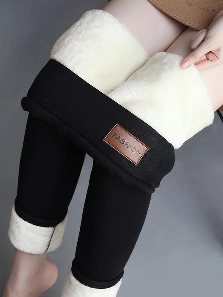 New in Women Leggings Comfortable Thermal Warm Pants Push Up Leggins Women Black Gray Pants Comfortable Keep Warm Legging jacket