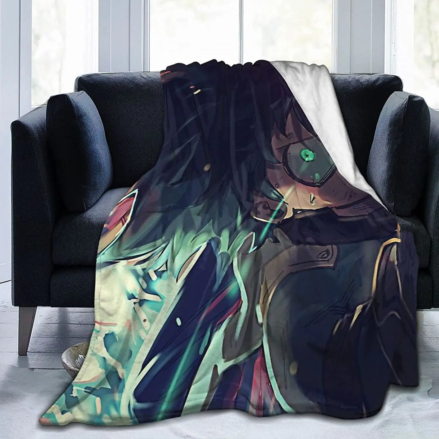 

Boku No Hero Academia Soft Flannel Blanket Lightweight Fleece Blanket Air Conditioner is Suitable for Bedroom Living Room Sofa