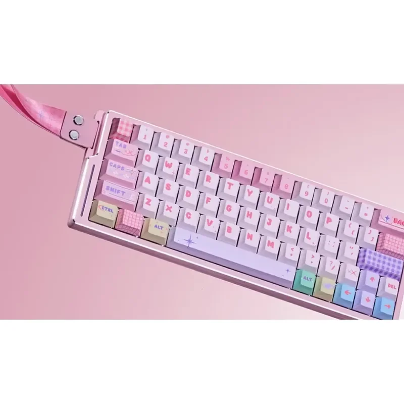 Фото Горячая распродажа ATK EDGE 63 HE Esports Magnetic TTC Snake Magneto Switch Wolves&Pink Limited с RGB-подсветкой, ориентированной на юг, с возможностью горячей замены, NKRO, USB-C. №5