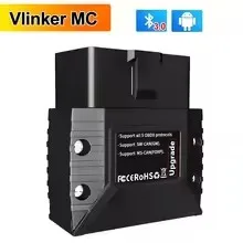 Фото Диагностический сканер Vgate VLinker MC BT3.0/MC+ Bluetooth 4.0 V2.2 OBD для автомобилей, совместимый с iOS и Android, PK V1.5 ELM327 №5