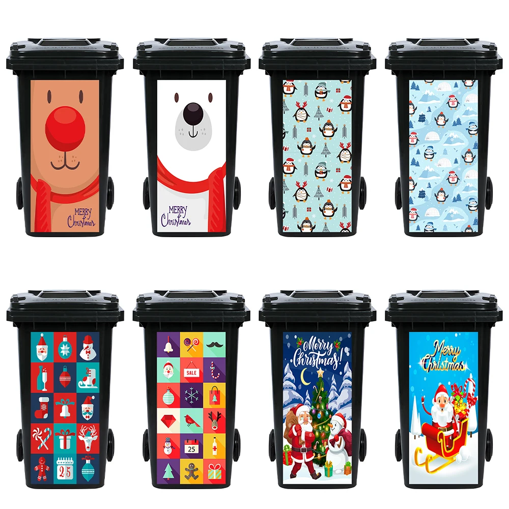 2024 рождественский креативный мультяшный медведь с изображением лося мусорный