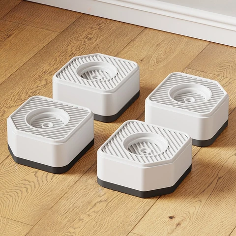 4 шт., антивибрационные подушечки для ног, мебельные прокладки, противоскользящая остановка, бесшумная стиральная машина, опора для холодильника, демпферы, подставка для стиральной машины и сушилки