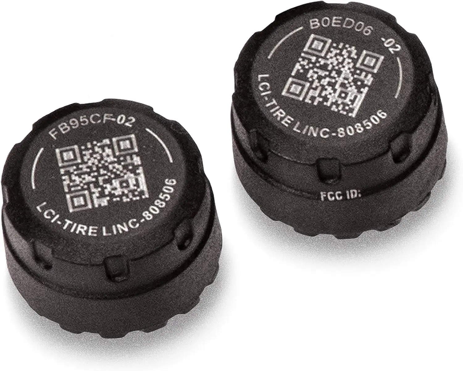 

LINC Tire Sensors (2 Pack) for RVs, 5th Wheels, Motorhomes, Tow Vehicles, Easy DIY Installation on Valve Stem, OneControl App Co
