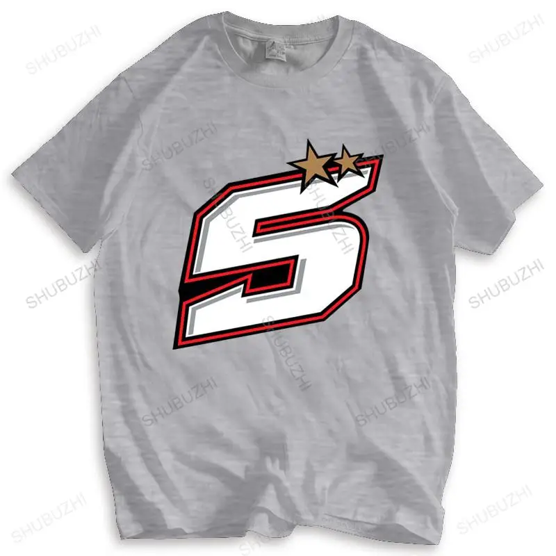 Футболка Moto Rider мужская серая футболка по индивидуальному заказу Johann Zarco 5 летняя