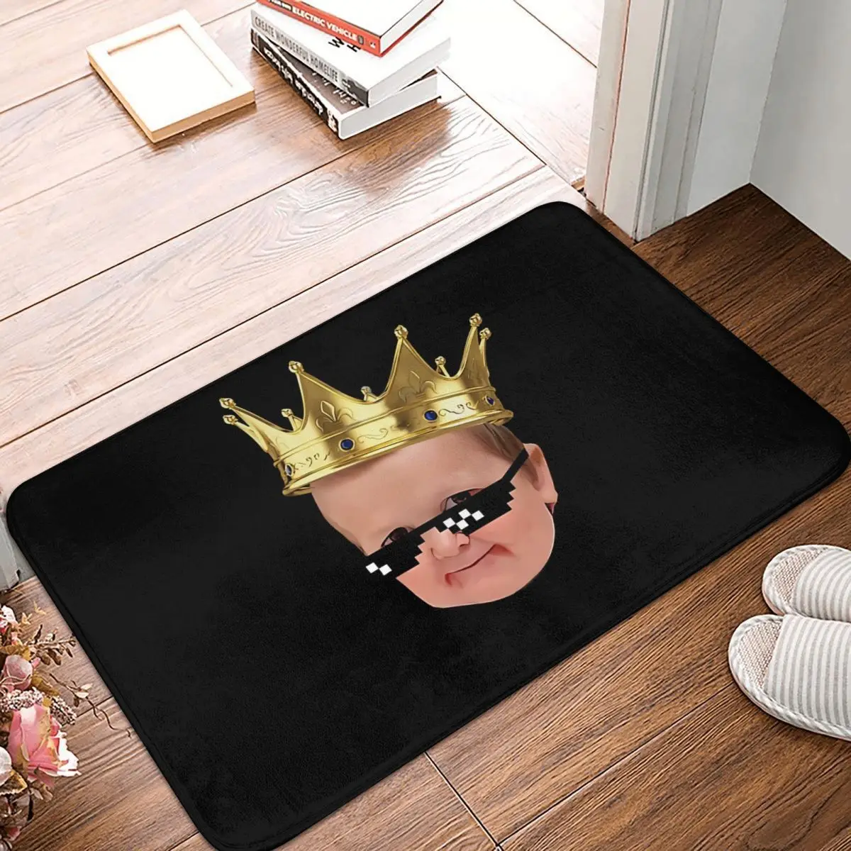

Hasbulla Magomedov Bath Non-Slip Carpet Team Fighter Flannel Mat Welcome Doormat Home Decoration Rug