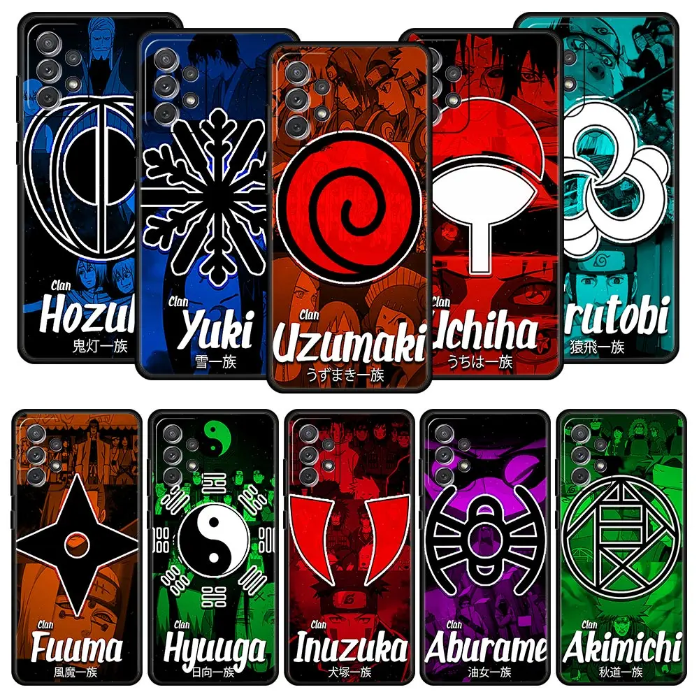 

Чехол для телефона с логотипом Naruto Clan Yuki Senju для Samsung Galaxy A51 A71 A41 A31 A21S A11 A01 A03S A13 A23 A33 A53 A73 5G A12 A32