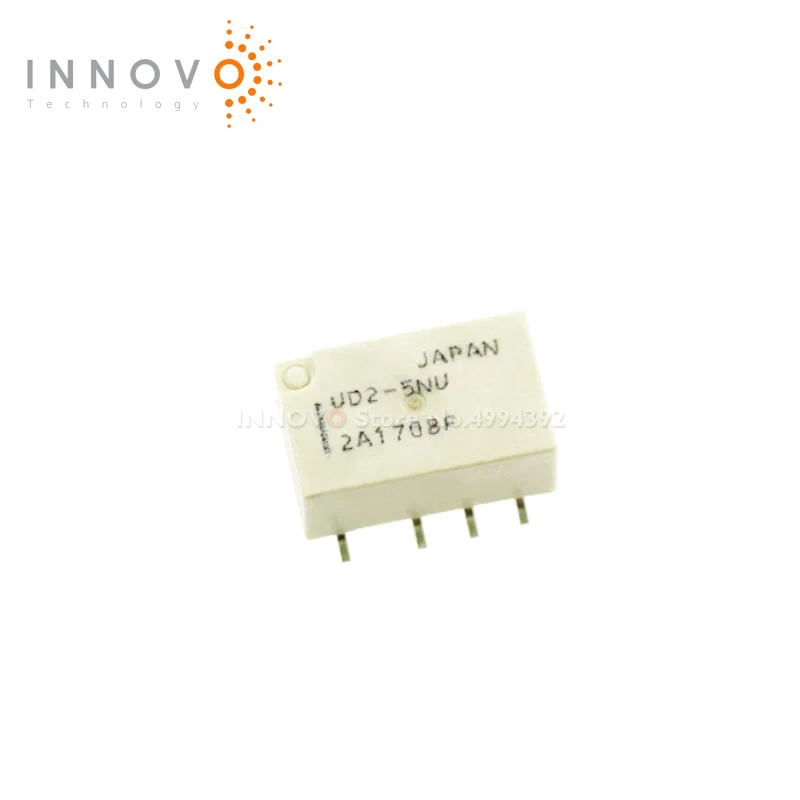 5 шт./лот реле стыковой сигнала 5VDC DPDT 1A UD2 Серии SMD без фиксации, бесплатная доставка, новинка, оригинал