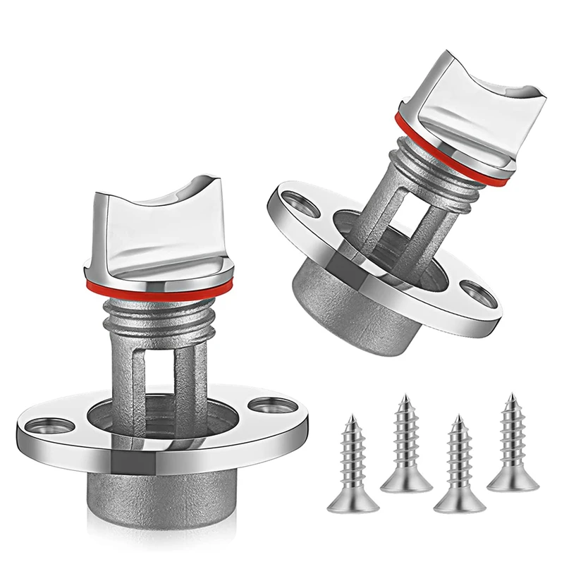 

2 упаковки, овальные пробки для дренажа подвязки, пробка для дренажа лодки из нержавеющей стали для отверстия 1 дюйм, резьба для 3/4 дюйма