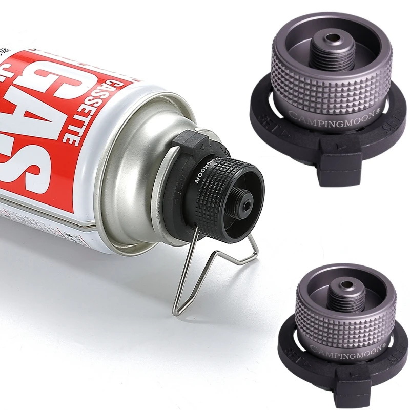 

Outdoor Gas Adapter Universal Furnace Connector Split Type Cartridge Tank Adapters Tank Stand Camping Equipment Accessories