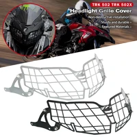 for bennlli trk 502 trk502x trk 502 x 2018 2021 2020 2019 motorcycle headlight guard protector grille grill cover lamp cover